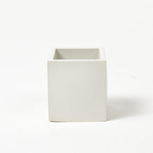 Load image into Gallery viewer, CONCRETE POTS | WHITE CUBE (SMALL)